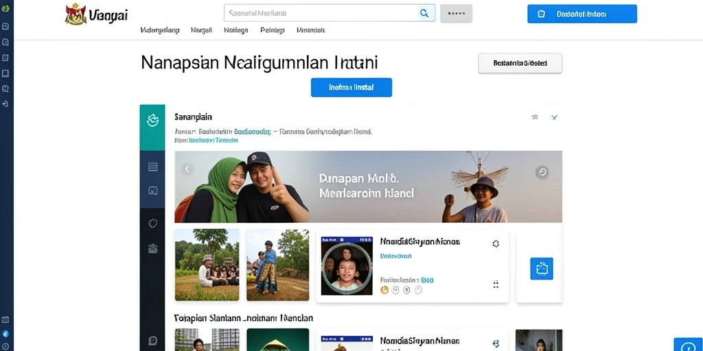 Screenshot menampilkan interface permainan yang dinamis.