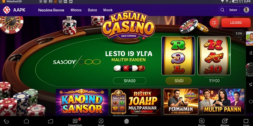 Tampilan level petualangan yang menakjubkan.