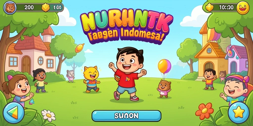 Tampilan awal permainan yang memukau.