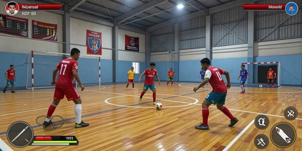 Tangkapan layar menampilkan karakter utama dalam aksi.